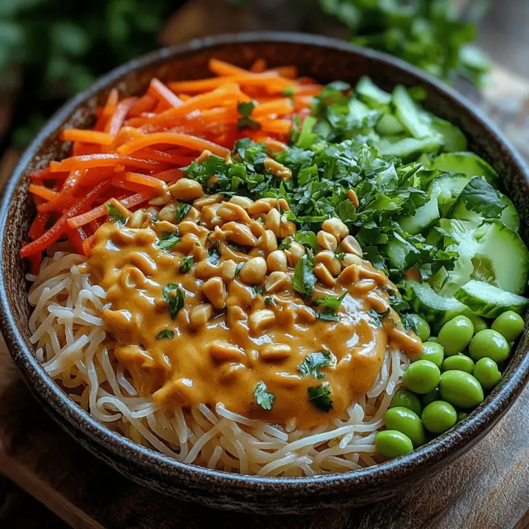 Exploring the vibrant flavors and textures of Asian cuisine can be a delightful journey, and this Zesty Thai Peanut Noodle Salad is a perfect representation of that experience. Combining fresh vegetables with a creamy, nutty dressing, this salad is not only visually appealing but also packed with nutrients. Ideal for a light lunch or a refreshing side dish at gatherings, this recipe is versatile and easy to prepare. In this article, we will delve into the ingredients, preparation steps, and the health benefits of each component, ensuring you can recreate this dish with confidence and enjoyment.