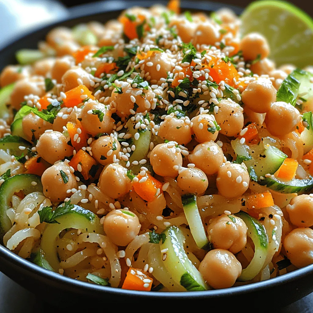 As the temperature rises and summer approaches, there’s nothing quite like a light, refreshing meal to keep you cool and nourished. Enter the Refreshing Cold Cucumber Chickpea Noodles—a vibrant and nutritious dish that perfectly balances flavors, textures, and health benefits. This delightful recipe is not only easy to prepare but also serves as an ideal option for warm days when you want something wholesome without the hassle of cooking a heavy meal.
