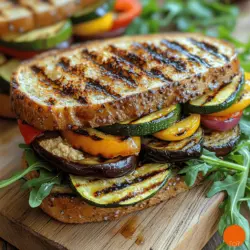 In a world increasingly aware of the benefits of healthy eating, grilled vegetable sandwiches are making a notable mark as a delicious and nutritious option for lunch or dinner. These vibrant sandwiches not only provide a feast for the eyes but also showcase the incredible flavors that fresh, seasonal ingredients can offer. With the ability to cater to both vegetarians and those simply looking to incorporate more plant-based meals into their diets, grilled veggie sandwiches present an enticing alternative to traditional meat-based options. The ease of preparation makes them a perfect choice for busy individuals and families alike, allowing anyone to create a wholesome meal without spending hours in the kitchen.