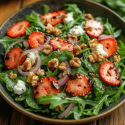 To truly appreciate the Strawberry Bliss Arugula Salad, it’s essential to understand the core ingredients that come together to create this harmonious blend of flavors and textures.