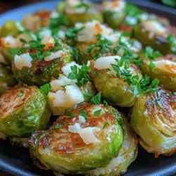 Crispy Smashed Brussels Sprouts with Garlic & Parmesan is a delightful dish that has captured the hearts of food lovers and home cooks alike. This recipe transforms humble Brussels sprouts into a sensational side dish or appetizer that is packed with flavor and texture. The technique of smashing and roasting the sprouts not only enhances their natural sweetness but also creates a crispy exterior that contrasts beautifully with the tender interior.