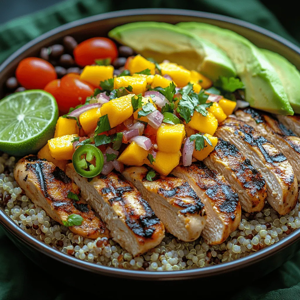 If you're looking for a meal that bursts with flavor and vibrancy, the Mango Jalapeño Chicken Bowl is just what you need. This dish creatively combines sweet, juicy mango with the subtle heat of jalapeño, all perfectly paired with savory chicken. It's a delightful mix of tastes and textures that not only satisfies your taste buds but also packs a nutritional punch.