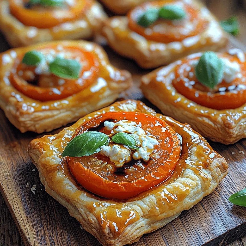 Exploring the delightful world of appetizers can lead to discovering vibrant flavors and textures that elevate any gathering. Among the myriad options available, Cherry Tomato Puff Tartlets stand out as a stunning choice that marries taste with aesthetic appeal. These tartlets combine the natural sweetness of cherry tomatoes with the creamy tang of goat cheese, all encased in a flaky, buttery puff pastry. The result is a dish that is not only pleasing to the palate but also a feast for the eyes, making it an ideal offering for parties, picnics, or simply a cozy night in.