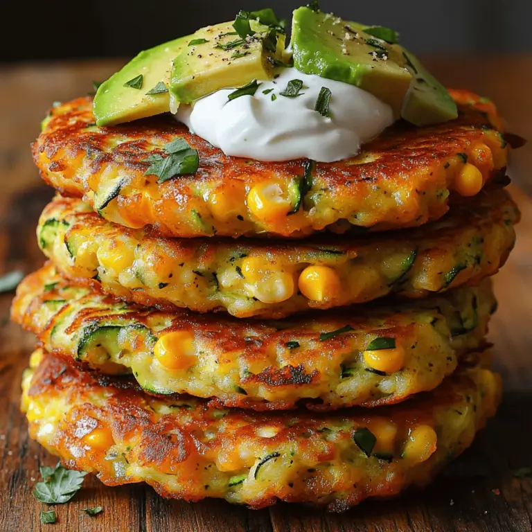 Zucchini, a summer squash that belongs to the gourd family, is a key ingredient in our fritter recipe. This versatile vegetable is low in calories yet rich in essential nutrients, making it a fantastic addition to any dish. One medium zucchini contains about 33 calories, along with significant amounts of vitamin C, potassium, and fiber.