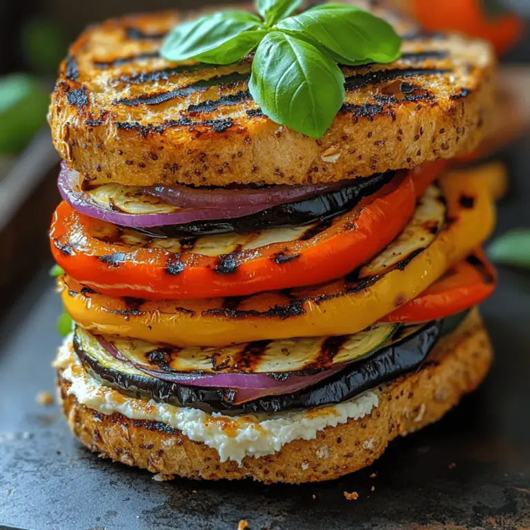 In recent years, the culinary world has embraced the vibrant and mouthwatering trend of grilled vegetable sandwiches. This delightful dish not only caters to vegetarians but also entices meat lovers with its hearty flavors and textures. Grilled vegetable sandwiches are celebrated for their ability to showcase fresh produce, bringing out the natural sweetness and smokiness of the ingredients. Among the plethora of options available, the Charred Veggie Delight Sandwiches stand out as a healthy and delicious choice that is sure to please anyone craving a satisfying meal.