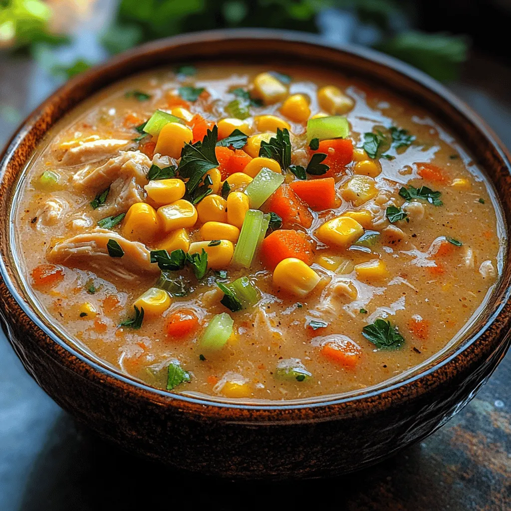 In the realm of comfort food, few dishes can compete with the heartwarming embrace of a bowl of soup. Among the myriad of options available, Velvety Chicken & Corn Delight Soup emerges as a standout choice. This delightful recipe is not just a meal; it is an experience, inviting you to savor every spoonful of its creamy, flavorful goodness.