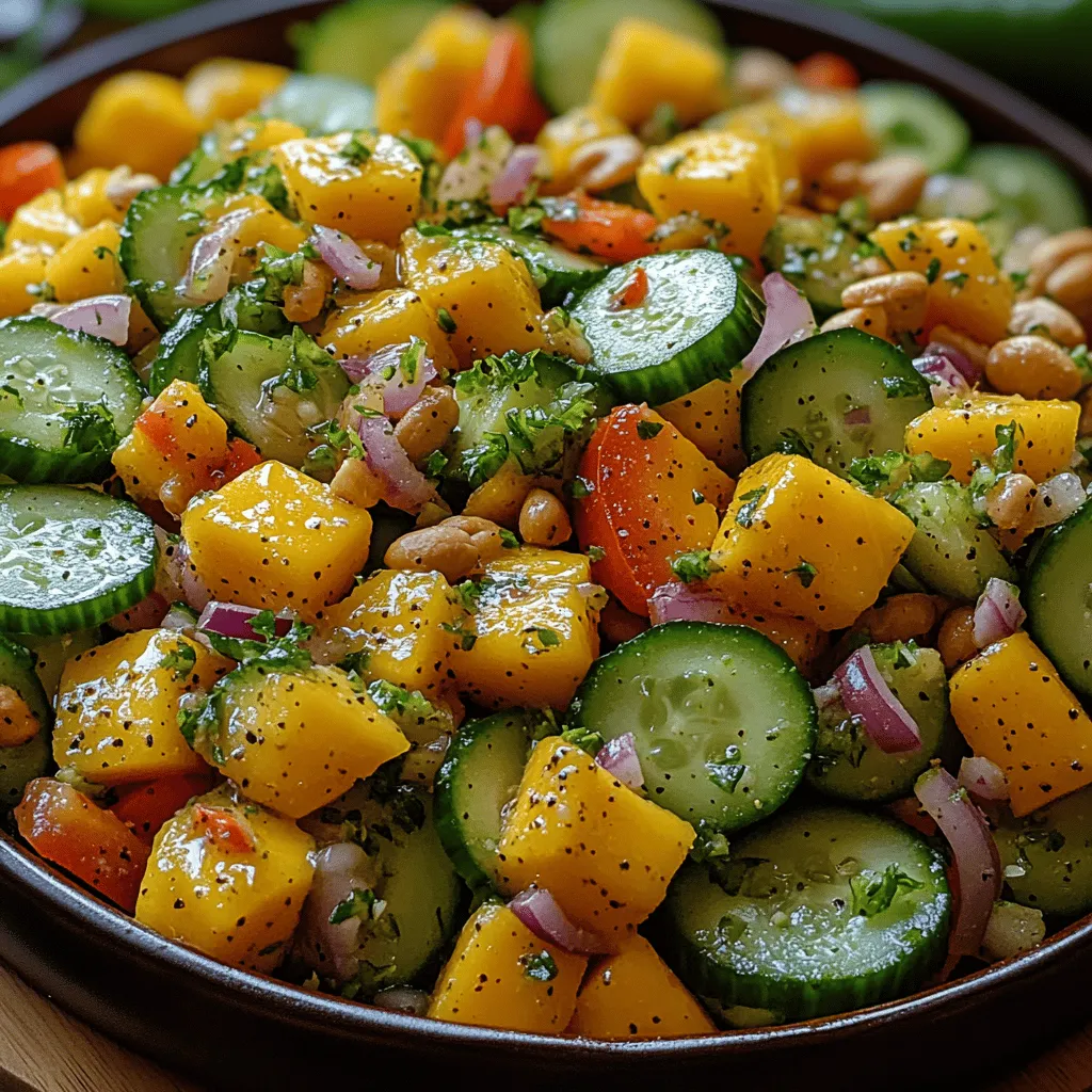 The balance of flavors in the Zesty Cucumber Mango Bliss Salad is what makes it truly special. Each ingredient plays a crucial role in creating a harmonious blend of taste and texture. The salad's foundation is built upon fresh, high-quality ingredients that not only enhance its flavor but also contribute to its health benefits.