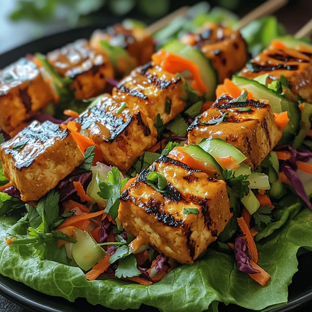 In the realm of healthy eating, few dishes can compete with the vibrant, tantalizing allure of Tofu Satay Rainbow Slaw Wraps. This recipe is not just a meal; it’s an experience that brings together an array of textures and flavors, making it a delightful and nourishing option for lunch or dinner. The combination of marinated tofu, fresh vegetables, and a zesty slaw creates a culinary masterpiece that is as visually appealing as it is delicious. This dish invites you to explore the world of plant-based cooking while indulging in a feast of colors and nutrients.