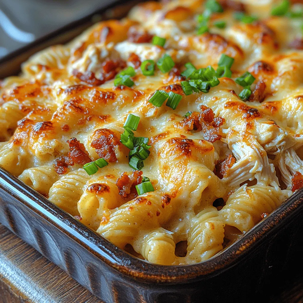 When it comes to comfort food, few dishes can compete with the rich and hearty goodness of Cheesy Chicken Bacon Ranch Pasta Bake. This delightful meal is the epitome of culinary coziness, combining tender chicken, crispy bacon, and a creamy ranch sauce enveloping perfectly cooked pasta. Ideal for family gatherings, weeknight dinners, or potlucks, this dish is sure to be a hit among both kids and adults. The balance of flavors and textures—creamy, cheesy, and savory—creates a satisfying experience that appeals to all palates.
