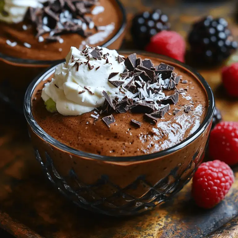 Are you ready to indulge in a dessert that tantalizes your taste buds while also being a healthy option? Enter the Silky Smooth Frozen Chocolate Avocado Mousse, a decadent treat that merges the rich, creamy goodness of avocados with the deep, luscious flavor of chocolate. This mousse is not only a delightful dessert but also a clever way to incorporate nutrient-dense ingredients into your diet.