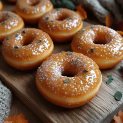 As the leaves turn vibrant shades of orange and gold, and the air becomes crisp and refreshing, autumn invites us to embrace its comforting flavors. This season brings with it a sense of warmth and nostalgia, often coaxing us into our kitchens to create delightful treats that celebrate the bounty of fall. Among these seasonal delights, Baked Pumpkin Spice Donuts stand out as an ideal choice for both novice bakers and seasoned chefs seeking something uniquely comforting.