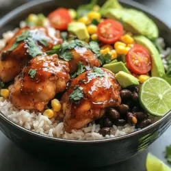 If you’re searching for a dish that beautifully marries flavor, convenience, and nutrition, look no further than the Sweet and Spicy Honey Chipotle Chicken Rice Bowl. This vibrant and dynamic dish is an irresistible combination of sweet honey and smoky chipotle peppers, making it a perfect choice for anyone who loves to explore culinary contrasts. This rice bowl not only tantalizes your taste buds with its flavorful ingredients but is also incredibly versatile, making it an ideal option for meal prep or a quick family dinner.