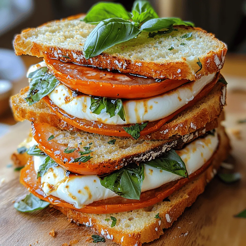 The magic of the Fresh Tomato Basil Bliss Sandwich lies in its simplicity, relying on a selection of fresh, high-quality ingredients to create an unforgettable flavor profile. Let’s take a closer look at each component that contributes to this delightful dish: