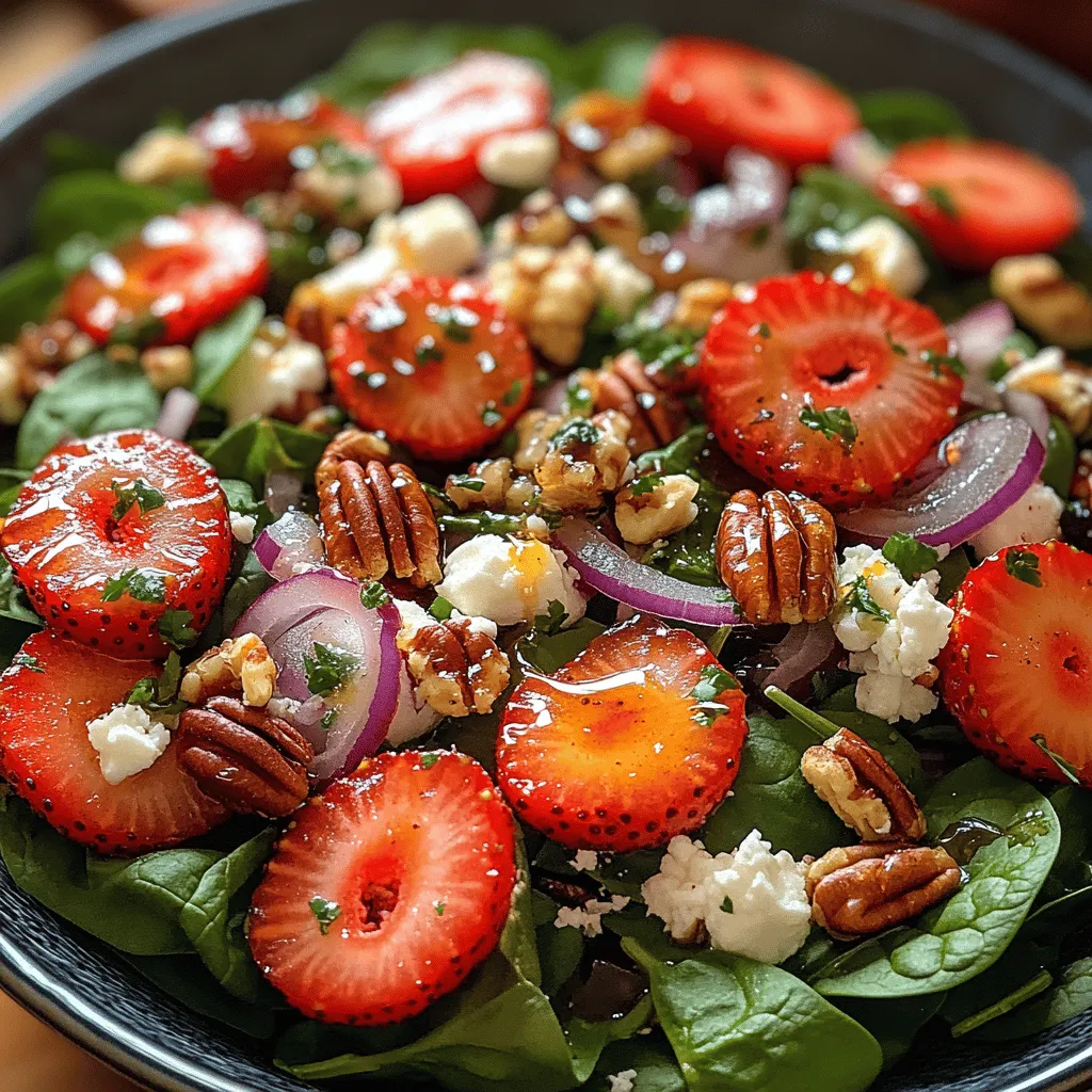 As the sun shines brighter and the temperatures rise, the allure of fresh, vibrant salads becomes irresistible. Salads are not only a staple for summer gatherings, but they also provide a canvas for showcasing seasonal produce bursting with flavor. Among the myriad of salad options, the Strawberry Fields Forever Salad stands out as a delightful fusion of sweet and savory, featuring fresh strawberries, crunchy nuts, and creamy cheese. This salad is a perfect balance of textures and flavors, making it suitable for any occasion—from casual family dinners to elegant summer parties.