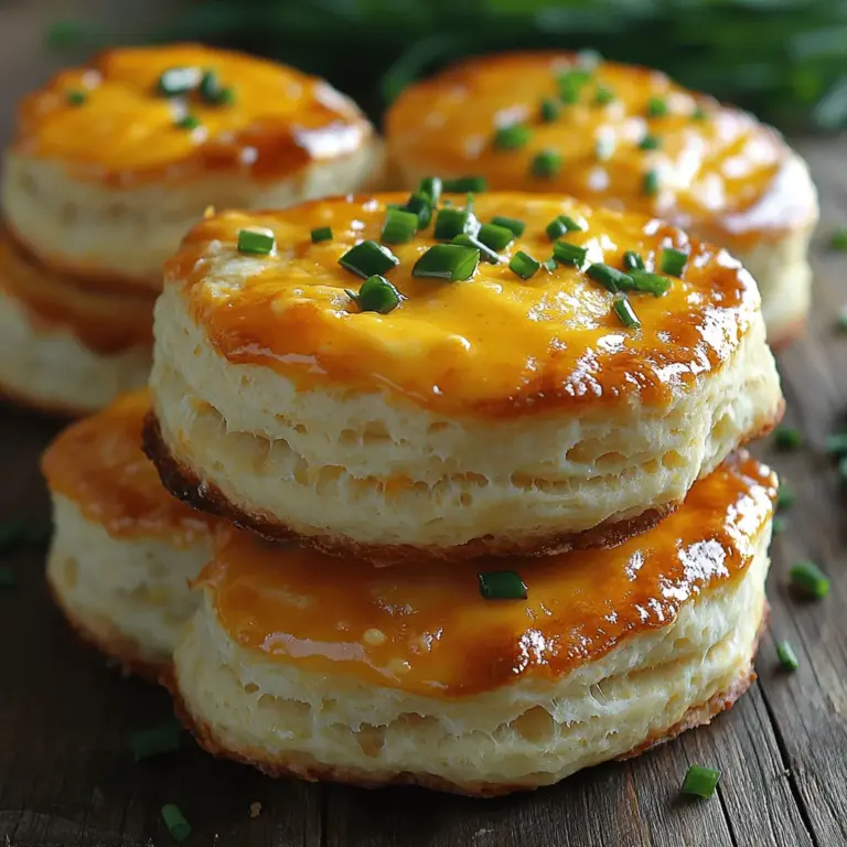 If you’re looking to elevate your breakfast game, look no further than Jalapeño Cheddar Breakfast Biscuits. This delightful fusion of flavors takes the classic biscuit and turns it into a savory treat that’s perfect for any morning meal. The spicy kick from jalapeños combined with the rich, creamy flavor of sharp cheddar cheese creates an irresistible bite that will have your taste buds dancing. Whether you’re preparing a cozy brunch for friends or simply treating yourself to something special, these biscuits are sure to impress.