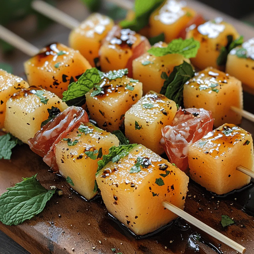 When the sun shines bright and the temperatures soar, there’s nothing quite like a light and refreshing appetizer to set the tone for a summer gathering. Enter the delightful melon and prosciutto skewers—a dish that combines the sweetness of ripe melons with the savory richness of prosciutto, making it an ideal choice for picnics, barbecues, and casual get-togethers. This recipe not only tantalizes the taste buds but also offers a stunning presentation that’s sure to impress your guests.