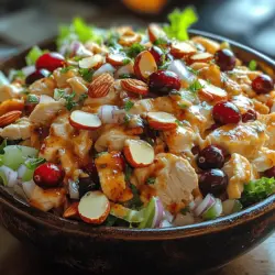 As we dive into the ingredients of the Cranberry Almond Chicken Salad, it’s worth noting the myriad of health benefits that each component brings to the table. This salad isn’t just a feast for the palate; it also serves as a powerhouse of nutrition.
