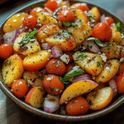 As summer approaches and the warm sun graces our days, the desire for light, refreshing meals becomes paramount. One such dish that encapsulates the essence of this season is the Peach & Tomato Medley Delight. This vibrant salad not only showcases the best of summer produce but also perfectly balances sweet and savory flavors, making it a delightful addition to any meal. Whether you're looking for a standout side dish for a barbecue, a light lunch option, or a refreshing appetizer for a dinner party, this medley has got you covered.
