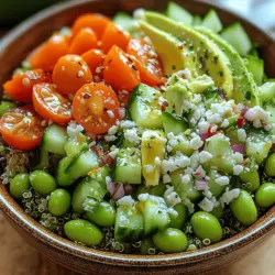 In recent years, healthy bowls have taken the culinary world by storm. These vibrant, nutrient-packed dishes offer a delightful way to enjoy a variety of flavors and textures all in one meal. Whether for lunch or dinner, healthy bowls are not just a trend; they represent a holistic approach to eating that emphasizes balance and nourishment. Among the myriad options available, the Refreshing Cold Quinoa Edamame Bowl stands out as a versatile and nutritious meal choice that is easy to prepare and perfect for any season.