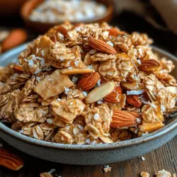 In the realm of breakfast options and healthy snacks, few things can compare to the delightful crunch of Maple Cinnamon Crunch Clusters. This recipe encapsulates the essence of wholesome eating while providing a satisfying treat for any time of the day. With their irresistible combination of sweet maple syrup, warm cinnamon, and a medley of crunchy ingredients, these clusters are not only delicious but also versatile. Enjoy them as a quick breakfast, a mid-afternoon snack, or even as a topping for yogurt or smoothie bowls.
