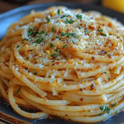 If you’re on the lookout for a dish that embodies comfort and elegance, look no further than Spaghetti with Roasted Garlic Butter. This delightful creation is a culinary tribute to the beauty of simplicity—a plate filled with rich, buttery goodness complemented by the sweet, nutty flavor of roasted garlic. With just a handful of ingredients, this recipe transcends everyday dining, making it perfect for a cozy family dinner, a romantic date night, or even an upscale gathering with friends.