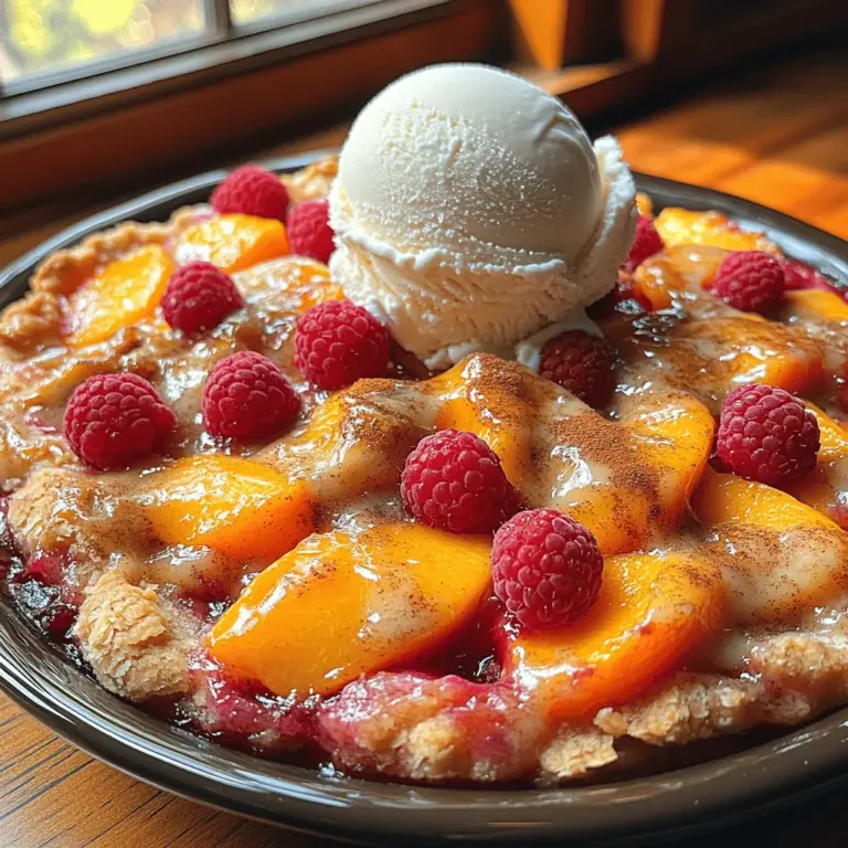 As summer approaches, the vibrant colors and flavors of the season beckon us to indulge in delightful desserts that capture the essence of warmth and sunshine. Among these, a Raspberry Peach Cobbler stands out as a quintessential summer treat, blending the juicy sweetness of ripe peaches with the tartness of fresh raspberries. This perfect harmony of flavors creates a dessert that is not only visually stunning but also incredibly satisfying, making it an ideal choice for family gatherings, picnics, or a simple weeknight treat.