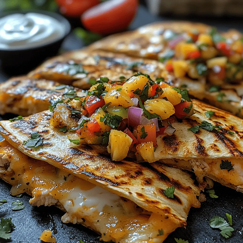 In the vibrant world of culinary delights, few dishes capture the essence of summer like Zingy Pineapple Salsa Quesadillas. This dish not only tantalizes the taste buds but also showcases the perfect balance of sweet, savory, and spicy flavors. The growing popularity of this recipe can be attributed to its fresh and lively ingredients, making it a go-to choice for casual get-togethers, family dinners, or even a satisfying solo meal. As more people discover the joys of tropical flavors, pineapple salsa quesadillas have carved out a special place in both home kitchens and trendy restaurants.