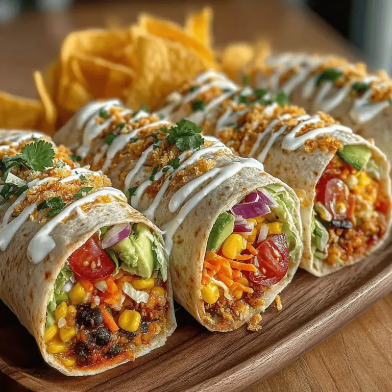 When it comes to creating the perfect Crunchy Southwest Veggie Wrap, the quality of your ingredients can make all the difference. Fresh vegetables not only enhance the flavor profile but also provide essential nutrients that contribute to a balanced diet. Look for vibrant, crisp produce such as bell peppers, cucumbers, and avocados to add color and texture to your wraps.