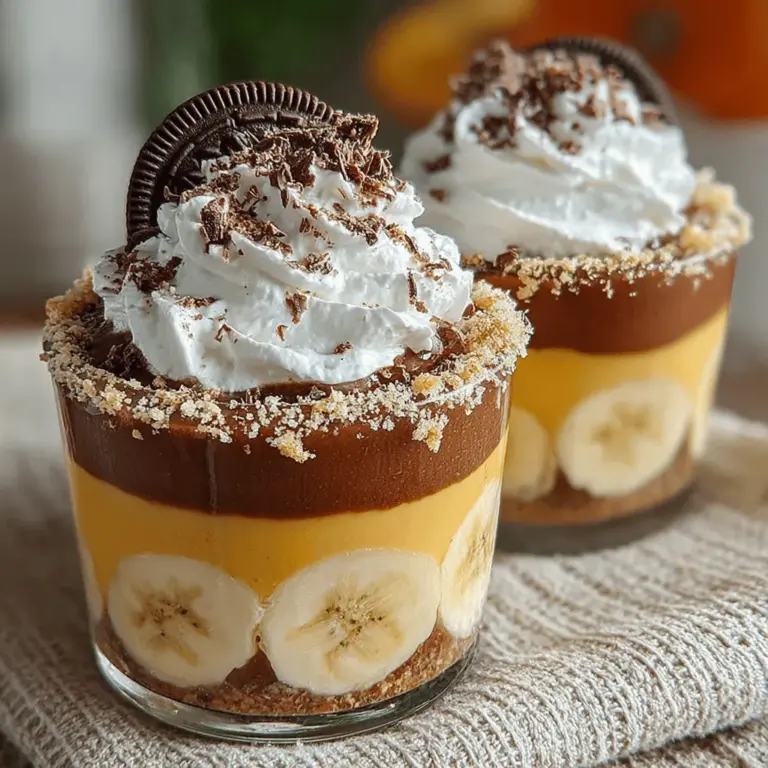 In the world of desserts, no-bake options have surged in popularity, captivating the hearts of home cooks and dessert lovers alike. With their effortless preparation and minimal cooking time, no-bake desserts provide a convenient way to satisfy your sweet tooth without the hassle of turning on the oven. Whether you’re a busy parent, a novice cook, or simply someone who enjoys a quick fix for your dessert cravings, no-bake recipes offer a delightful solution. One standout treat in the realm of no-bake desserts is the Banana Bliss No-Bake Pudding Cups. This recipe combines the natural sweetness of ripe bananas with a creamy, dreamy pudding base, creating a delightful dessert that is as easy to make as it is delicious.