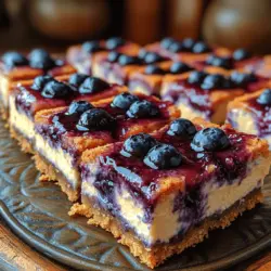 If you're on the lookout for a dessert that perfectly balances creamy, tangy, and sweet flavors, look no further than luscious blueberry cheesecake bars. This delightful treat seamlessly combines the rich, velvety texture of cheesecake with the fresh, fruity zing of blueberries, making it a favorite among dessert lovers. Ideal for any occasion, whether it's a summer gathering or a cozy family dinner, these bars are sure to impress your guests—or simply provide you with a delicious indulgence at home.