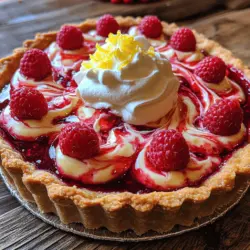 When it comes to desserts that encapsulate the essence of summer, few can compete with the refreshing zing of a raspberry lemon tart. This delightful pastry combines the tartness of fresh lemons with the sweet-tart flavor of ripe raspberries, creating a harmonious balance that tantalizes the taste buds. The raspberry lemon tart is not only a feast for the palate but also a visual delight, with its vibrant colors and elegant presentation making it a perfect centerpiece for any gathering.