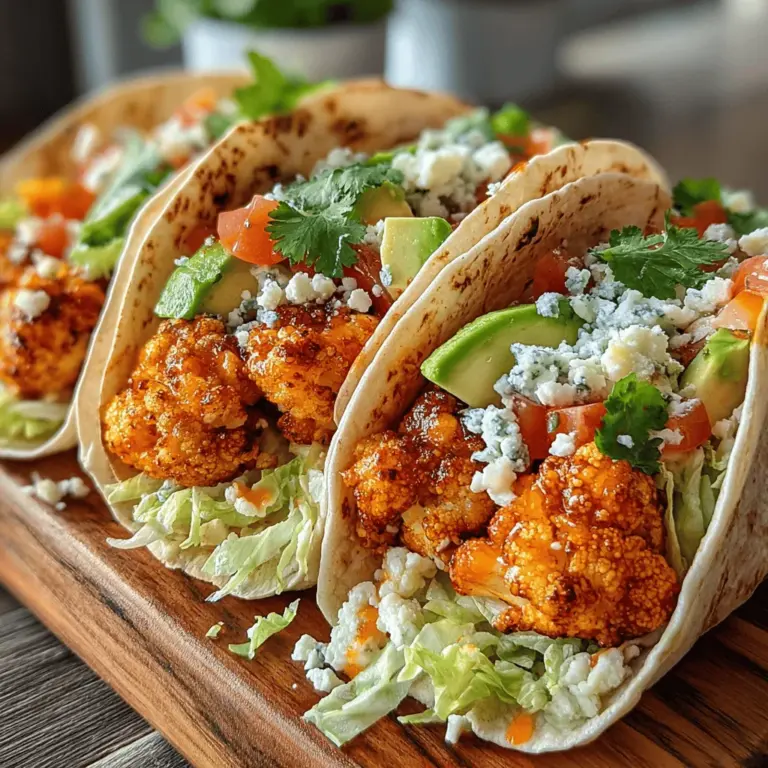 To create the perfect Zesty Buffalo Cauliflower Wraps, it’s essential to understand the role of each ingredient in the recipe.