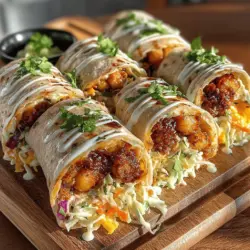 Smoky BBQ Chickpea and Coleslaw Wraps: A Flavorful Plant-Based Delight