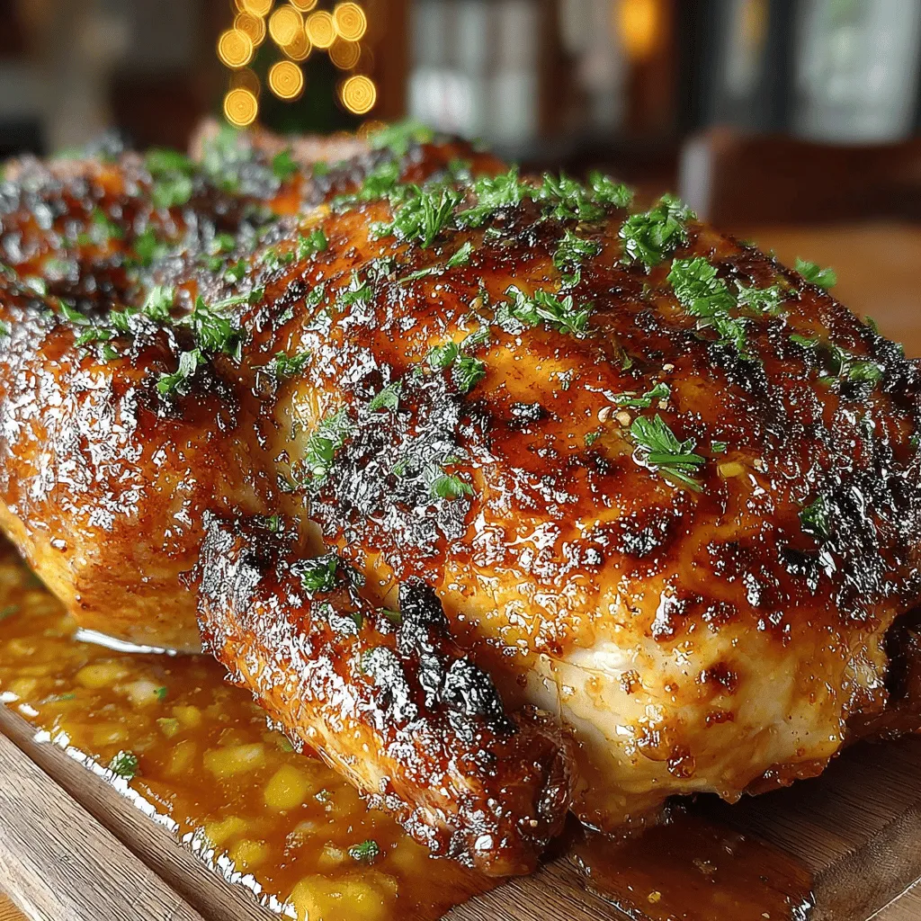 Turkey has long been a centerpiece of festive meals, symbolizing gratitude and togetherness during celebrations like Thanksgiving and Christmas. However, as culinary trends evolve, so do the ways we prepare this beloved bird. Enter the Tropical Mango Glazed Turkey, a vibrant twist on a classic dish that brings a taste of the tropics to your dining table. This recipe combines the succulent flavor of turkey with the sweet and tangy notes of mango, creating a unique culinary experience that’s perfect for family gatherings and special occasions.