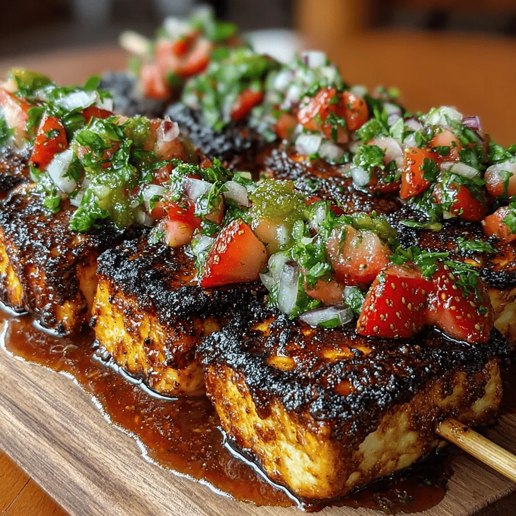As summer approaches, the allure of outdoor cooking becomes irresistible. One dish that perfectly embodies the essence of warm weather dining is Grilled Tofu Skewers with Refreshing Strawberry Salsa. This vibrant and visually appealing dish not only tantalizes the taste buds but also offers a delightful blend of flavors and textures that make it a standout option for any summer gathering. Whether you are a seasoned vegan or simply looking to incorporate more plant-based meals into your diet, this recipe is a must-try.