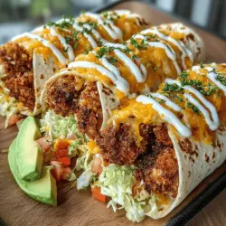 Crispy Ranch Chicken Tender Wraps