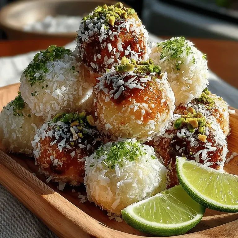 In the realm of culinary delights, no-bake recipes hold a special place for their convenience and simplicity. These dishes not only save time but also allow for creativity without the constraints of baking. Among these delightful creations, *Tropical Paradise Coconut Lime Bites* stand out as a refreshing and healthy treat that transports your taste buds straight to a sun-soaked beach. With their vibrant tropical flavor, these bites are perfect for satisfying your sweet tooth while nourishing your body.