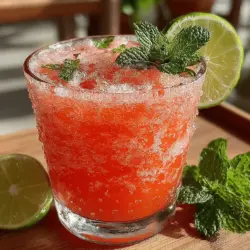 As the temperature rises and the sun shines brighter, there’s nothing quite like a slush to cool you down and invigorate your senses. Popular during the sweltering summer months, slushes have become a go-to treat for those looking to beat the heat. Among the myriad of flavors, the Watermelon Mint Slush stands out as a particularly refreshing and healthy option, making it an ideal choice for anyone looking to indulge without the guilt.