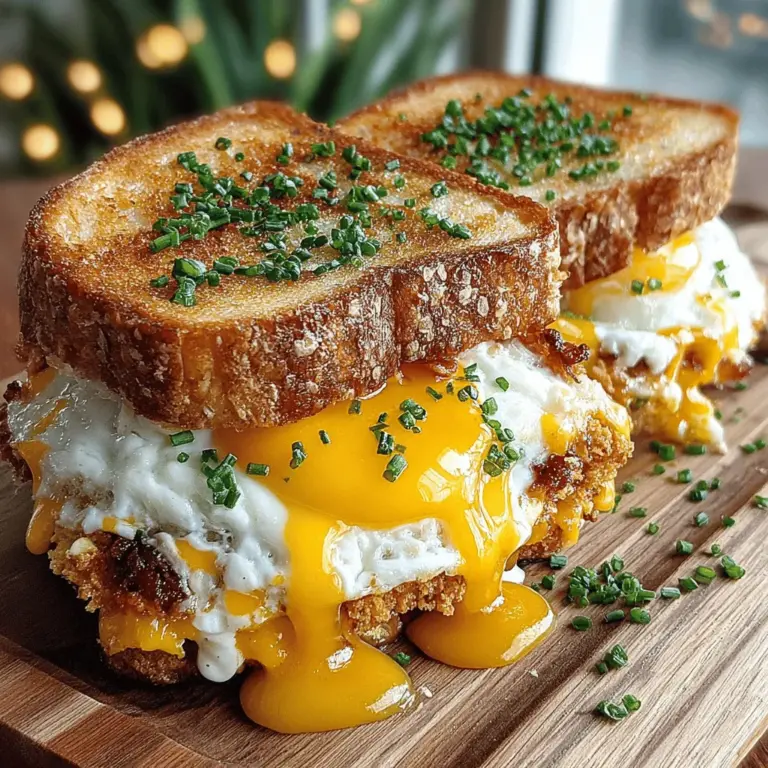 To start crafting your Gooey Bacon & Egg Grilled Cheese Delight, perfecting the bacon and eggs is crucial. The right preparation will lend that delightful balance of flavors and textures that makes this sandwich such a beloved choice.