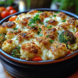 Casseroles have long held a cherished place in home kitchens around the world, offering a unique blend of warmth, comfort, and culinary creativity. Among the myriad of casserole recipes available, the Creamy Roasted Veggie Casserole stands out for its vibrant flavors, healthful ingredients, and heartwarming qualities. This dish not only tantalizes the taste buds but also provides a nourishing combination of vegetables that makes it a perfect choice for both family dinners and gatherings.