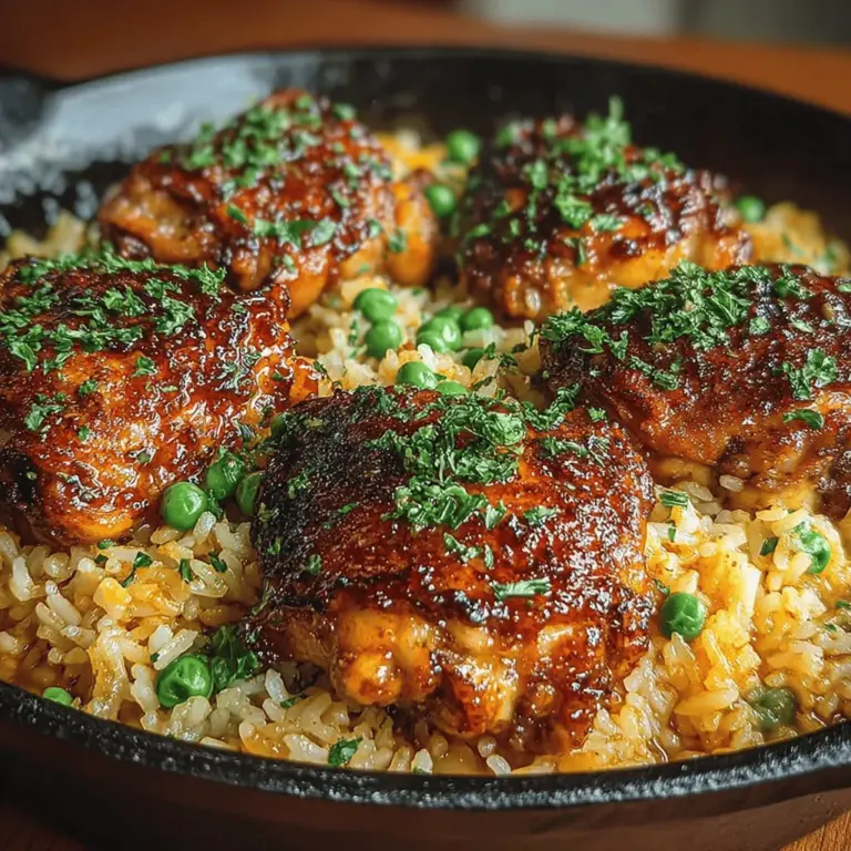 The allure of a one-pan meal is undeniable, especially when it combines simplicity with flavor. The Honey Dijon Chicken & Rice Skillet is a perfect example of a dish that brings together tender chicken thighs, fragrant rice, and a sweet and tangy honey-Dijon sauce, all in a single skillet. This recipe not only makes cooking a breeze but also ensures that cleanup is quick and easy. In this article, we will explore the ingredients, step-by-step preparation, nutritional value, and the story behind this delicious dish, ensuring you have all the information needed to create this culinary delight in your own kitchen.