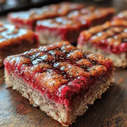 Sweet Raspberry Chia Squares are not just a delightful treat; they are a fusion of flavor and nutrition that caters to health-conscious eaters and dessert lovers alike. This recipe combines the tartness of fresh raspberries with the unique texture of chia seeds to create a wholesome snack or dessert that satisfies both cravings and dietary needs. With the growing demand for healthier alternatives to conventional sweets, these chia squares stand out as a versatile and easy-to-make option that can be enjoyed by everyone, from kids to adults.