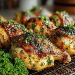 Savory Garlic Butter Roasted Chicken Drumsticks