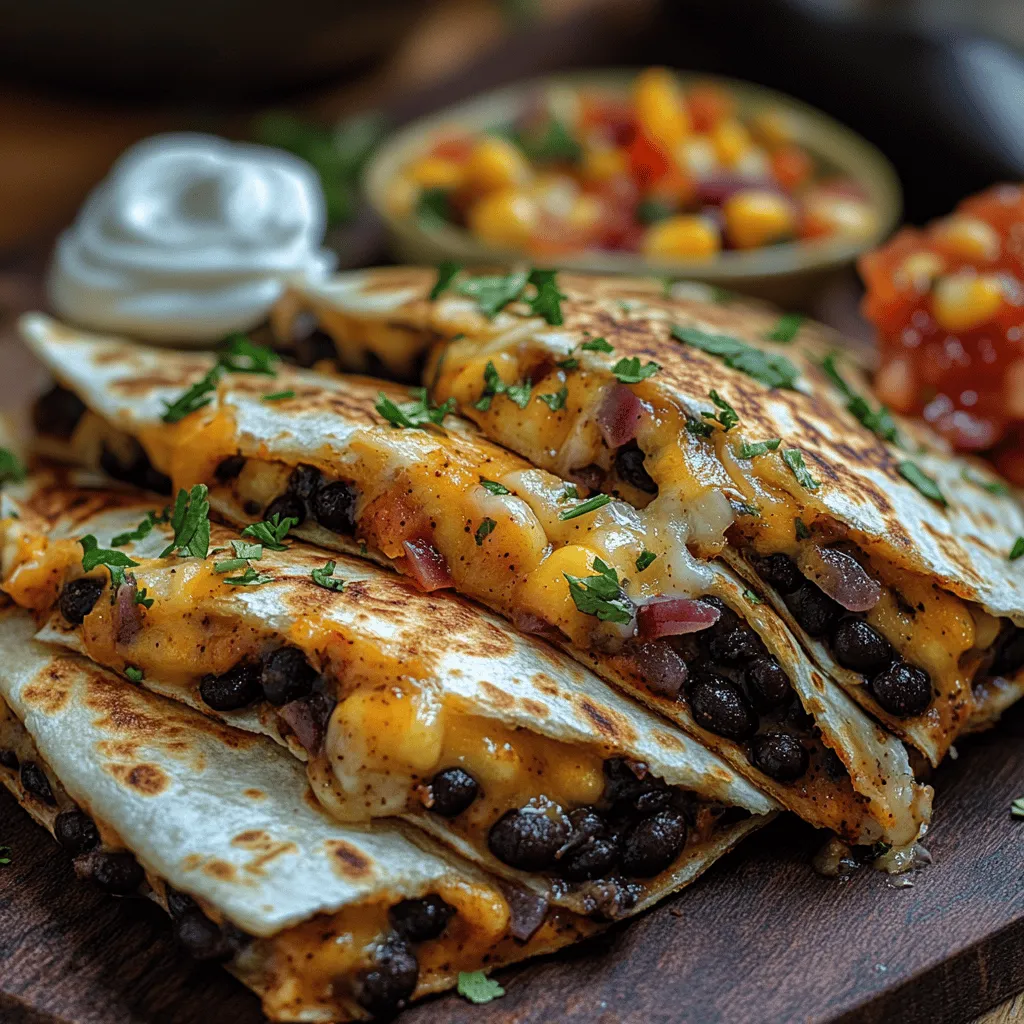 Quesadillas are a staple in Mexican cuisine, known for their versatility and ease of preparation. Among the many variations, Smoky Black Bean Quesadillas stand out for their rich, layered flavors and satisfying texture. Originating from the heart of Mexico, quesadillas traditionally consist of tortillas filled with cheese and other ingredients, cooked until crispy. The addition of smoky black beans not only enhances the dish’s flavor profile but also introduces a hearty, plant-based protein, making it a beloved choice for vegetarians and meat-lovers alike.