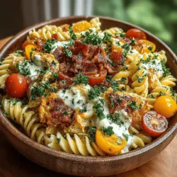As the warm months approach, the allure of potluck gatherings and outdoor picnics becomes increasingly irresistible. One dish that consistently steals the spotlight at these events is pasta salad. Versatile and easy to prepare, pasta salads are a staple during summer months, offering a refreshing complement to grilled meats and other hearty dishes. Among the myriad of pasta salad variations, the Creamy Cold Chicken Bacon Ranch Pasta Salad stands out for its vibrant flavors and satisfying texture.