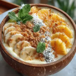In recent years, smoothie bowls have become a beloved staple in the health-conscious culinary world. These vibrant, nutrient-packed meals not only provide a quick and easy way to consume essential vitamins and minerals, but they also serve as a canvas for creativity. With their colorful presentation and versatility, smoothie bowls have captured the hearts of food enthusiasts and health advocates alike. Among the myriad of options available, the Tropical Bliss Smoothie Bowl stands out as a refreshing and nutritious dish that transports you straight to a sun-soaked paradise.