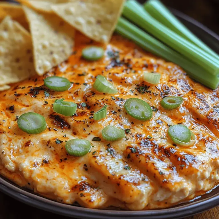 Buffalo chicken dip has become a staple in the realm of appetizers, captivating taste buds and elevating gatherings with its bold flavors and creamy texture. Whether you’re hosting a game day party, a casual get-together, or a festive celebration, this dip is guaranteed to be a crowd-pleaser. Its irresistible combination of spicy buffalo sauce and rich, creamy cheese makes it a perfect choice for those who enjoy a kick of heat in their snacks.