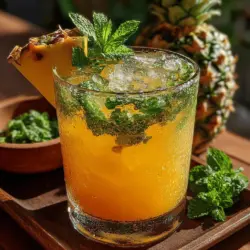 Aguas frescas, translating to "fresh waters," are a beloved staple in many tropical regions, particularly throughout Latin America. These refreshing beverages are crafted from a variety of fruits, grains, and seeds, combined with water and sweeteners, creating a delightful drink perfect for hot weather. Among the myriad of flavors available, Pineapple Mint Agua Fresca stands out for its vibrant taste and invigorating qualities. The combination of sweet, juicy pineapple and aromatic mint offers a refreshing respite from the heat, making it an ideal beverage for summer gatherings, picnics, or simply a relaxing afternoon at home.