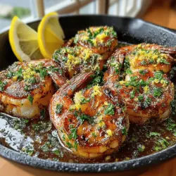 If you're on the hunt for a dish that combines simplicity, vibrant flavors, and a touch of elegance, look no further than Zesty Lemon Glazed Shrimp. This delightful recipe showcases the fresh and zesty profile of shrimp paired with the bright acidity of lemon, making it a perfect choice for both busy weeknights and special occasions. Whether you're hosting a dinner party or just want to treat yourself to a flavorful meal, this dish is sure to impress.