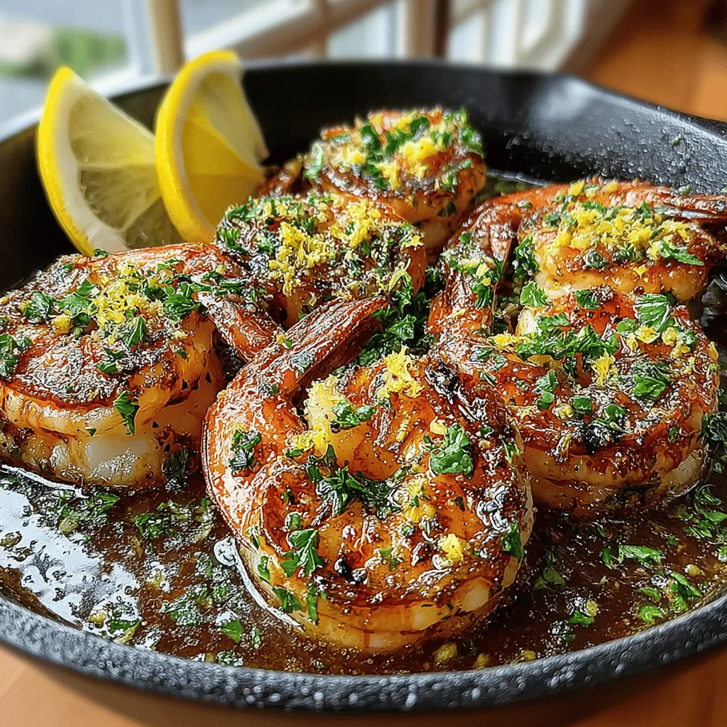 If you're on the hunt for a dish that combines simplicity, vibrant flavors, and a touch of elegance, look no further than Zesty Lemon Glazed Shrimp. This delightful recipe showcases the fresh and zesty profile of shrimp paired with the bright acidity of lemon, making it a perfect choice for both busy weeknights and special occasions. Whether you're hosting a dinner party or just want to treat yourself to a flavorful meal, this dish is sure to impress.